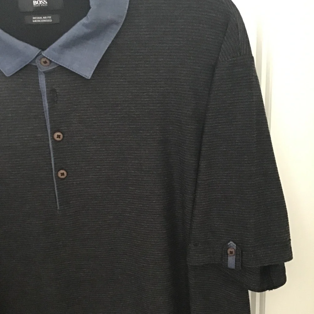 Hugo Boss men’s shirt sleeve polo - Picture 4 of 7